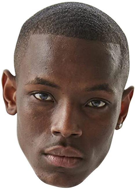 Micheal Ward - Top Boy Celebrity Party Face Mask | Fancy Dress Cardboard Mask