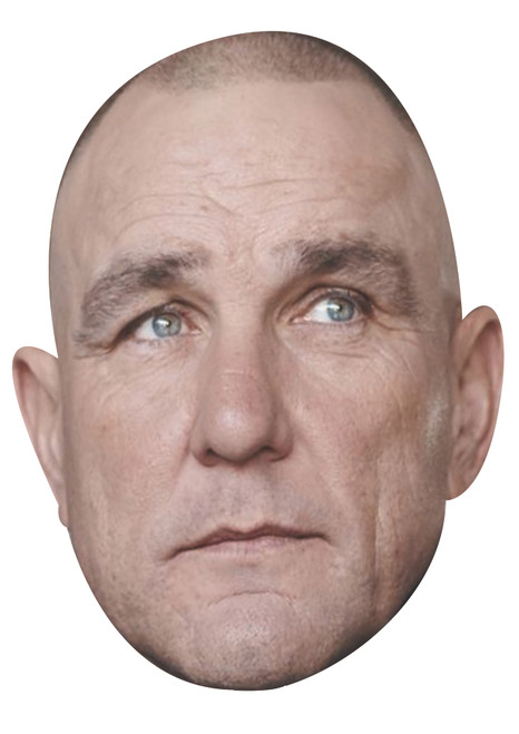 Vinny Jones 2025 Celebrity Party Face Mask | Fancy Dress Cardboard Mask