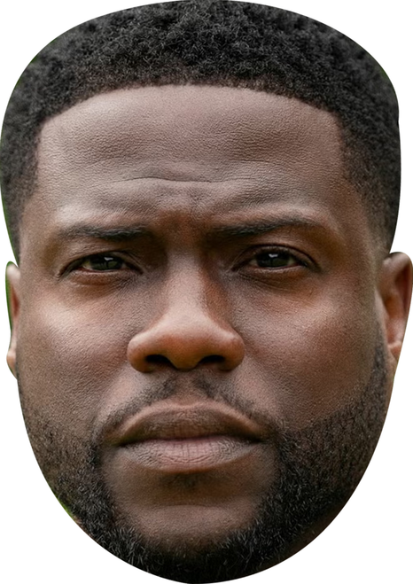 Kevin Hart 2025 Celebrity Party Face Mask | Fancy Dress Cardboard Mask