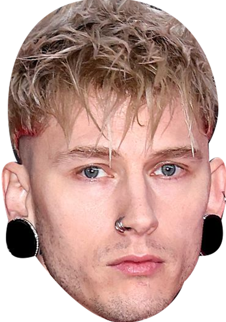 MGK Celebrity Party Face Mask | Fancy Dress Cardboard Mask
