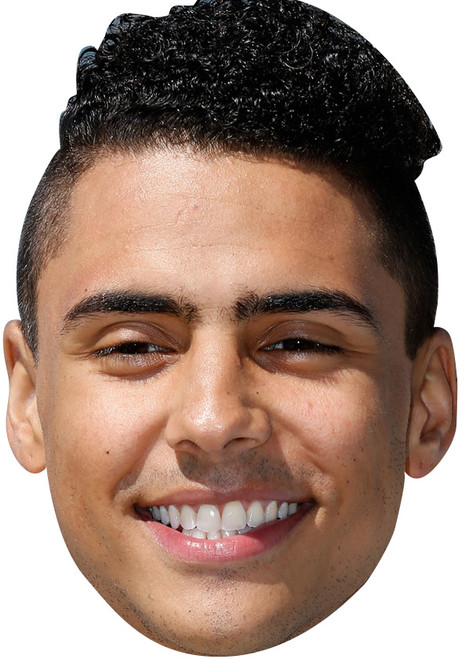 Quincy Brown Celebrity Party Face Mask | Fancy Dress Cardboard Mask