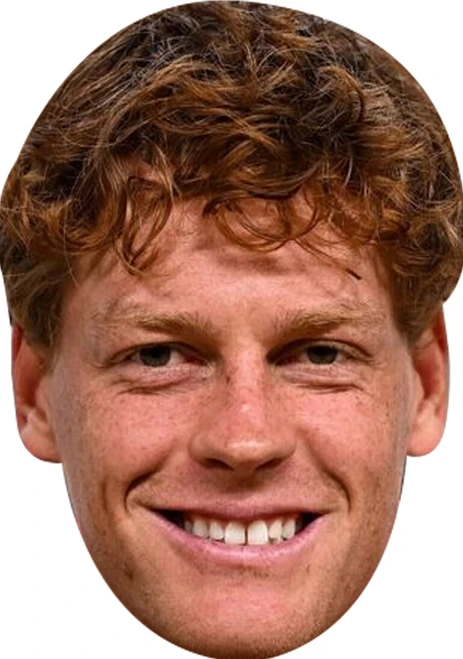 Jannik Sinner Sports Star Celebrity Party Face Mask | Fancy Dress