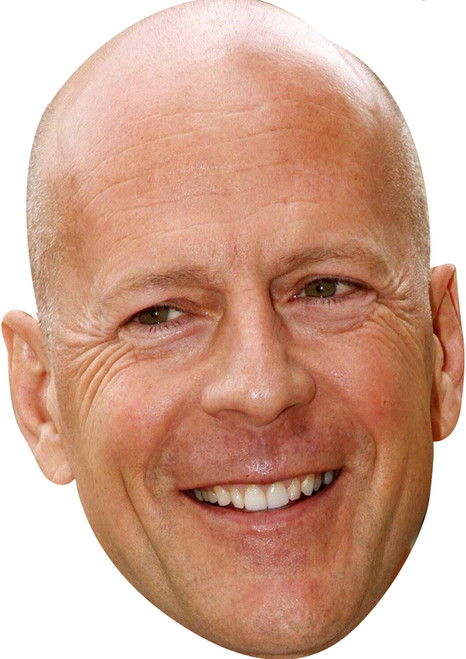 Bruce Willis Celebrity Party Face Mask | Fancy Dress