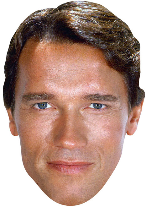 Young Arnold Schwarzenegger Celebrity Party Face Mask | Fancy Dress