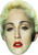 Blonde 80s Madonna Celebrity Party Face Mask