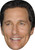Matthew Mcmonaughey Tv Movie Star Face Mask