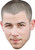 Nick Jonas2 Celebrity Music Star Face Mask