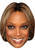 Tyra Banks Jb - Model Fancy Dress Cardboard Celebrity Face Mask