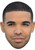 Drake 01 Jb - Music Star Fancy Dress Cardboard Celebrity Face Mask