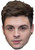 Jaymi Hensley Jb - Music Star Fancy Dress Cardboard Celebrity Face Mask