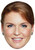 Sarah Ferguson Jb - Royal Fancy Dress Cardboard Celebrity Face Mask