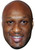 Lamar Odom Jb - Basketball Star Fancy Dress Cardboard Celebrity Face Mask