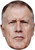 Geoff Hurst Old Jb - Footballer Fancy Dress Cardboard Celebrity Face Mask