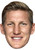 Bastian Schweinsteiger Jb - Footballer Fancy Dress Cardboard Celebrity Face Mask