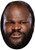 Mark Henry Jb - Tv Star Fancy Dress Cardboard Celebrity Face Mask