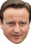 David Cameron Celebrity Face Mask - Fancy Dress Party Mask 2026