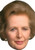 Margaret Thatcher Celebrity Face Mask - Fancy Dress Party Mask 2026