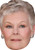 Judi Dench Bond Actress Celebrity Face Mask