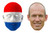 Netherlands World Cup Face Mask Pack Robben