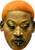 Dennis Rodman Orange Hair Tv Stars Face Mask