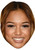 Karrueche Tran Jb - Model Fancy Dress Cardboard Celebrity Face Mask - Fancy Dress Party Mask 2026