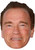 Arnold Schwarzenegger Jb - Tv Star Fancy Dress Cardboard Celebrity Face Mask - Fancy Dress Party Mask 2026