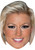 Natalie Coyle Jb - Music Star Fancy Dress Cardboard Celebrity Face Mask - Fancy Dress Party Mask 2026