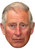PRINCE CHARLES JB - Royal Fancy Dress Cardboard Celebrity Face Mask