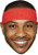 Carmelo Anthony Jb - Basketball Star Fancy Dress Cardboard Celebrity Face Mask - Fancy Dress Party Mask 2026