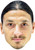 Zlatan Ibrahimovic Jb - Footballer Fancy Dress Cardboard Celebrity Face Mask - Fancy Dress Party Mask 2026