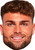 Tom Clare - Love Island 2024 Fancy Dress Cardboard Celebrity Face Mask