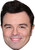 Seth MacFarlane Celebrity Party Face Mask | Fancy Dress Cardboard Mask