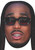 Quavo Celebrity Party Face Mask | Fancy Dress Cardboard Mask