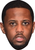 Fabolous - John David Jackson Celebrity Party Face Mask | Fancy Dress Cardboard Mask