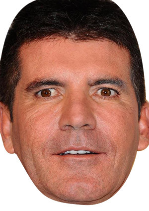 Simon Cowell Mint Celebrity Face Mask
