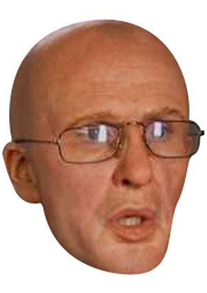 Derek Catherine Tate 2 Celebrity Face Mask