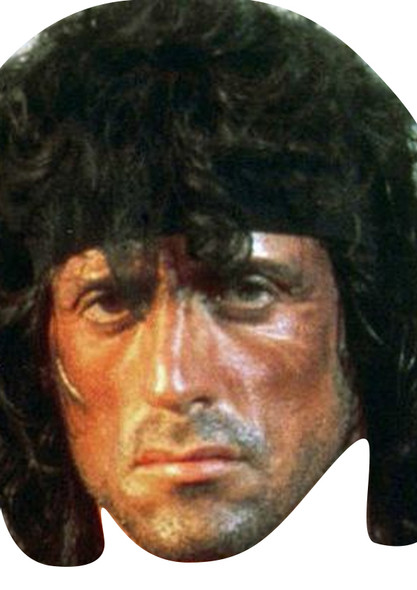 Rambo Celebrity Party Face Mask | Fancy Dress