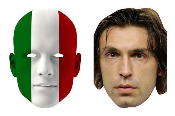 Italy World Cup Face Mask Pack Pirlo