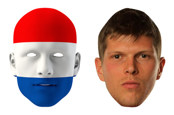 Netherlands World Cup Face Mask Pack Huntelaar