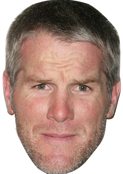 Brett Favre Sports Celebrity Party Face Mask | Fancy Dress