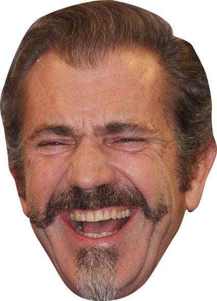 Mel Gibson Movie Celebrity Party Face Mask | Fancy Dress