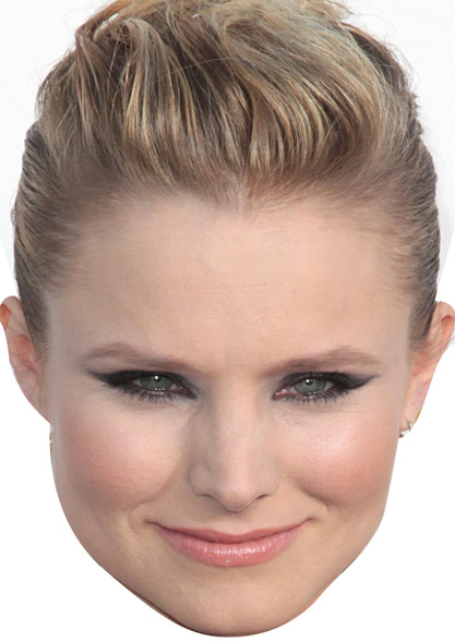 Kristen Bell Tv Star Celebrity Party Face Mask | Fancy Dress