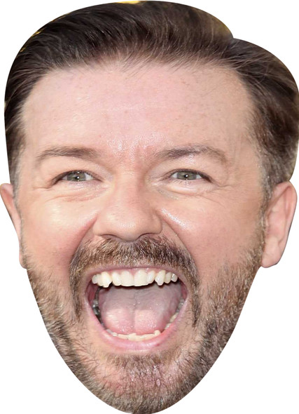 Ricky Gervais Comedian Celebrity Party Face Mask | Fancy Dress