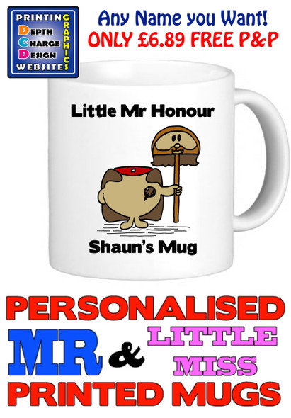 Mr Honour Man Personalised Mug Cup