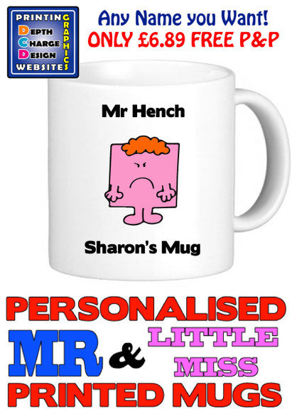 Mr Hench Man Personalised Mug Cup