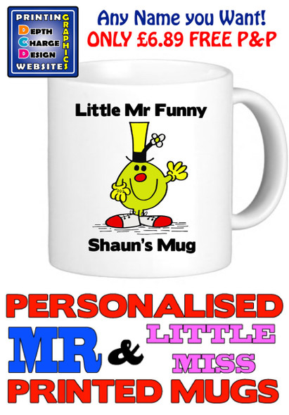 Mr Funny Man Personalised Mug Cup