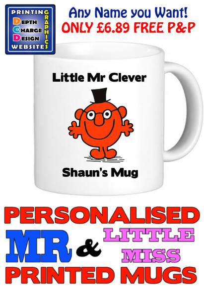 Mr Clever Man Personalised Mug Cup