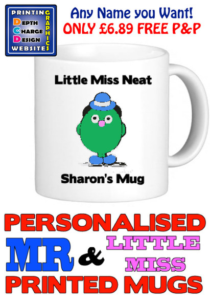 Little Miss Neat Personalised Mug Cup