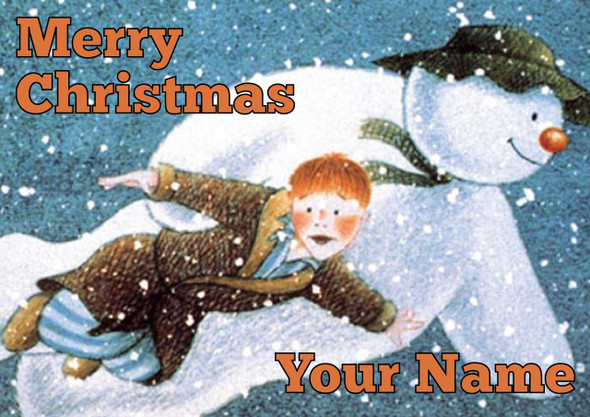 The Snowman Christmas Card