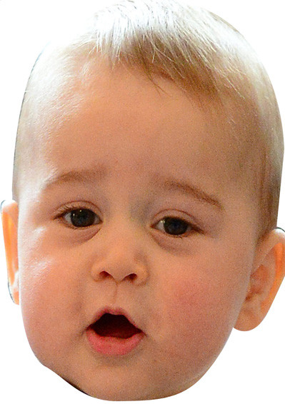 Prince George Baby Politicians 2018 Celebrity Face Mask